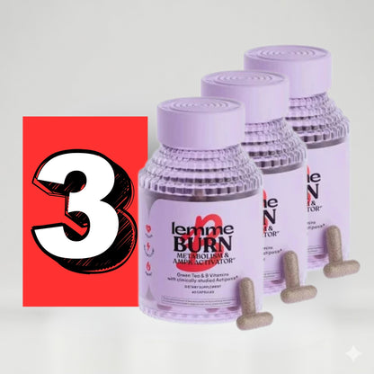 Lemme Burn - Wsparcie metabolizmu i tłuszczu brzusznego | Promocja 1, 2 lub 3 sztuki