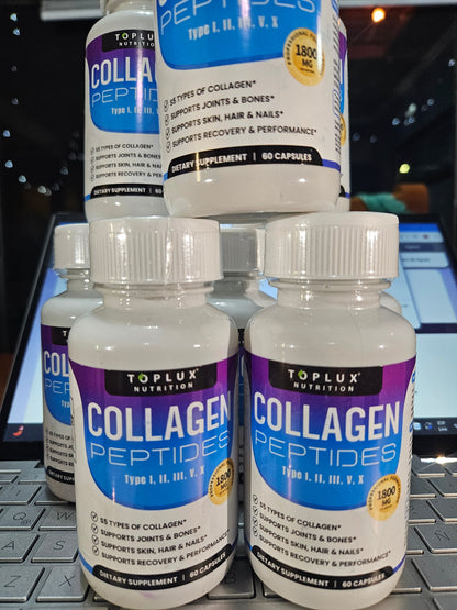 Kolagen Peptides typu I, II, III, V i X | Jędrna skóra, mocne włosy i stawy