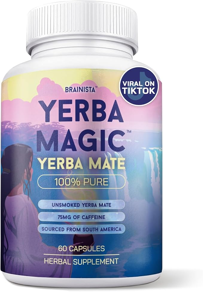 Yerba Mate w kapsułkach || Naturalna energia + Jasny umysł + Zdrowe jelita