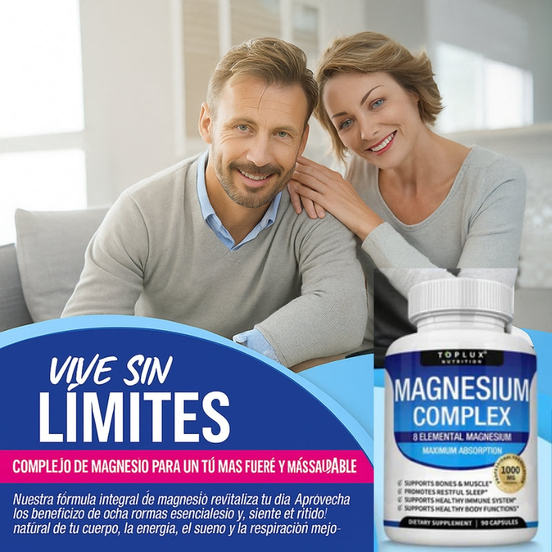 OFERTA 2X1 | Magnez Complex™ 8 w 1 - Pełna równowaga organizmu 1000 mg