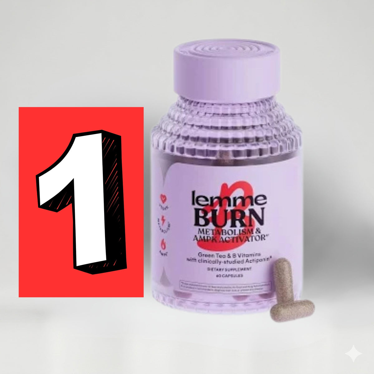 Lemme Burn - Wsparcie metabolizmu i tłuszczu brzusznego | Promocja 1, 2 lub 3 sztuki