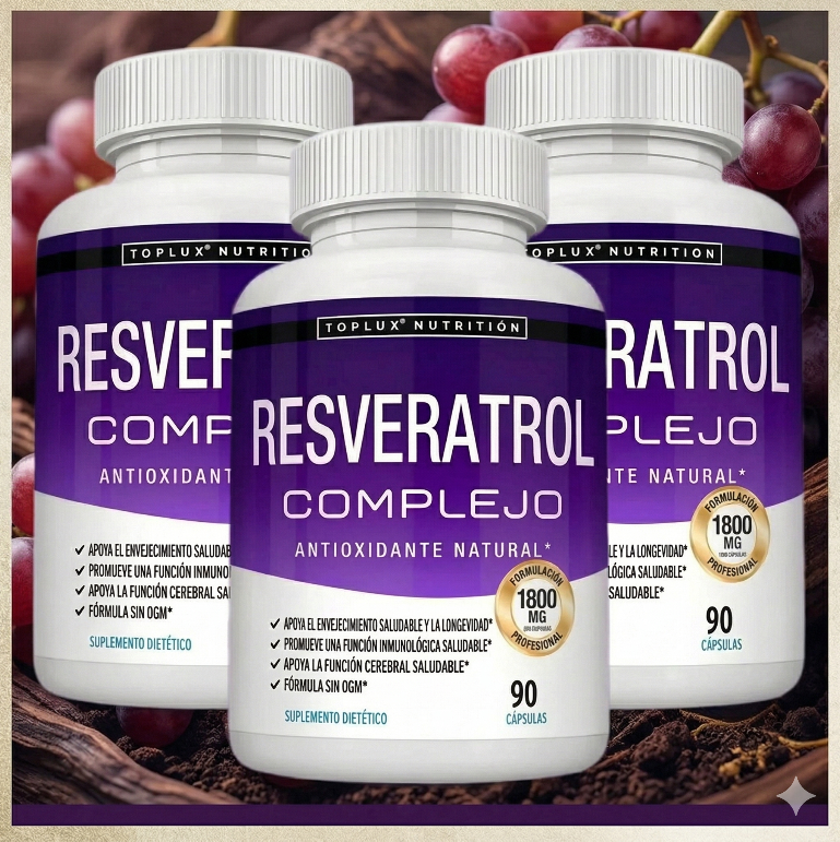 Suplement z resweratrolem | 1800 mg naturalnego przeciwutleniacza