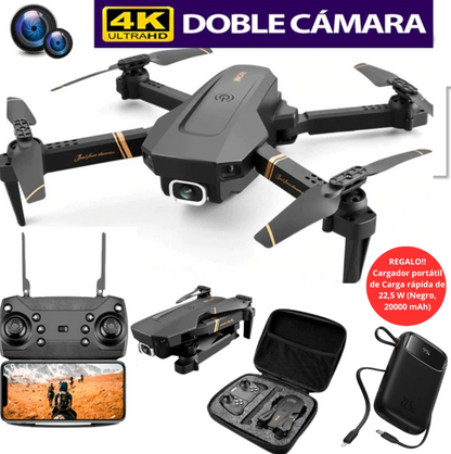 FlyDron | z kamerą Full HD 4K + DODATKOWY AKUMULATOR