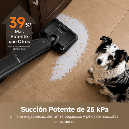DREAME - Bezprzewodowy odkurzacz 2 w 1, biały | Superlekki i przenośny