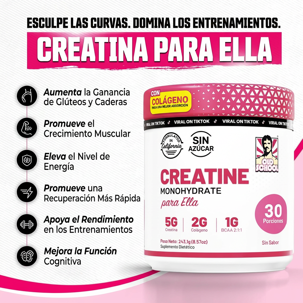 OFERTA 2X1 - Kreatyna + Kolagen + BCAA | Więcej siły i definicji dla kobiet