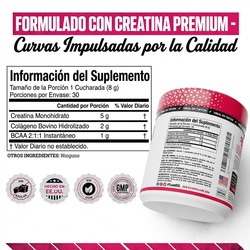 OFERTA 2X1 | Kreatyna + Kolagen + BCAA - Więcej siły i definicji dla kobiet