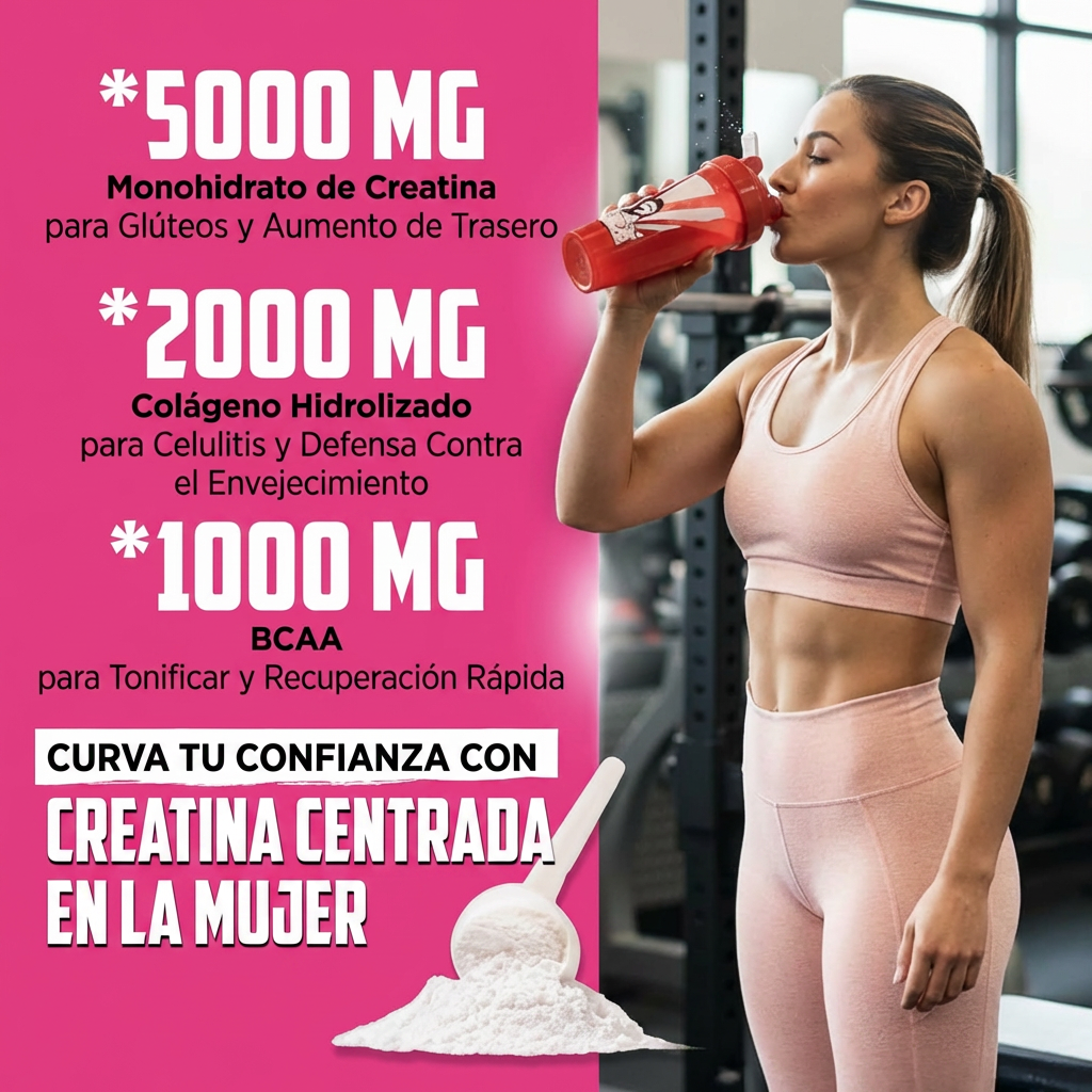 OFERTA 2X1 | Kreatyna + Kolagen + BCAA - Więcej siły i definicji dla kobiet