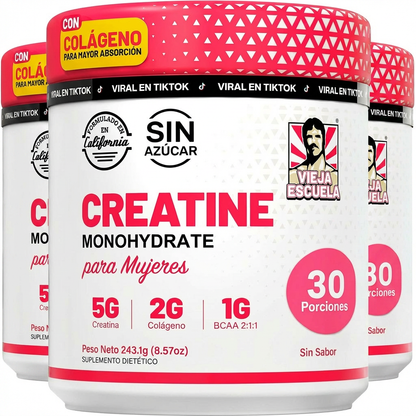 OFERTA 2X1 - Kreatyna + Kolagen + BCAA | Więcej siły i definicji dla kobiet