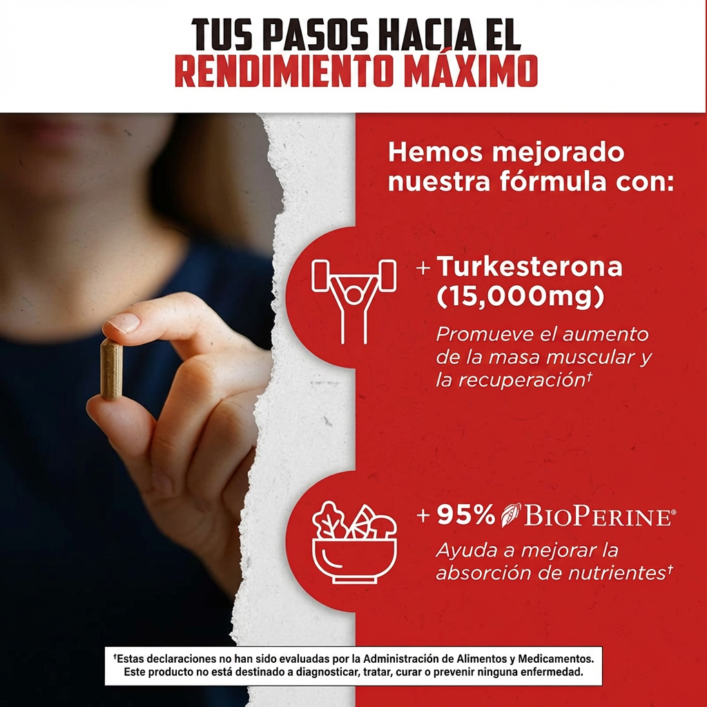 Turkesteron 1000 mg | Siła, energia i maksymalna regeneracja