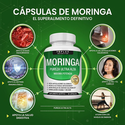 Moringa 1200 mg | Naturalna energia i wsparcie odporności