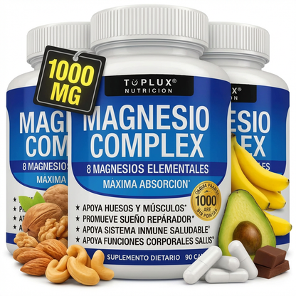 OFERTA 2X1 - Magnez Complex™ 8 w 1 : Pełna równowaga organizmu 1000 mg