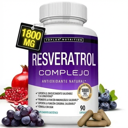 Suplement z resweratrolem | 1800 mg naturalnego przeciwutleniacza