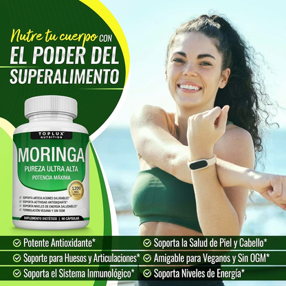 Moringa 1200 mg | Naturalna energia i wsparcie odporności