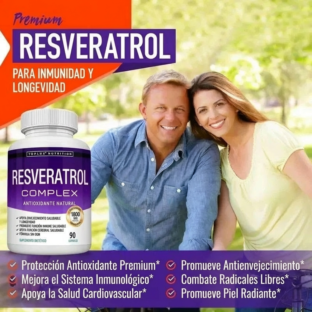 Suplement z resweratrolem | 1800 mg naturalnego przeciwutleniacza
