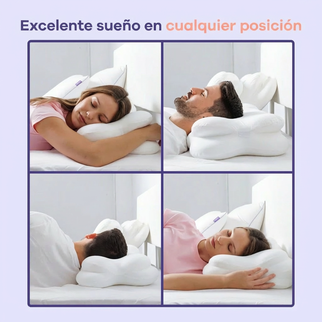 KUP 1, OTRZYMASZ 4 – Ergonomiczna poduszka ortopedyczna z pianką Memory i chłodzącą poszewką | Maksymalny komfort dla lepszego snu