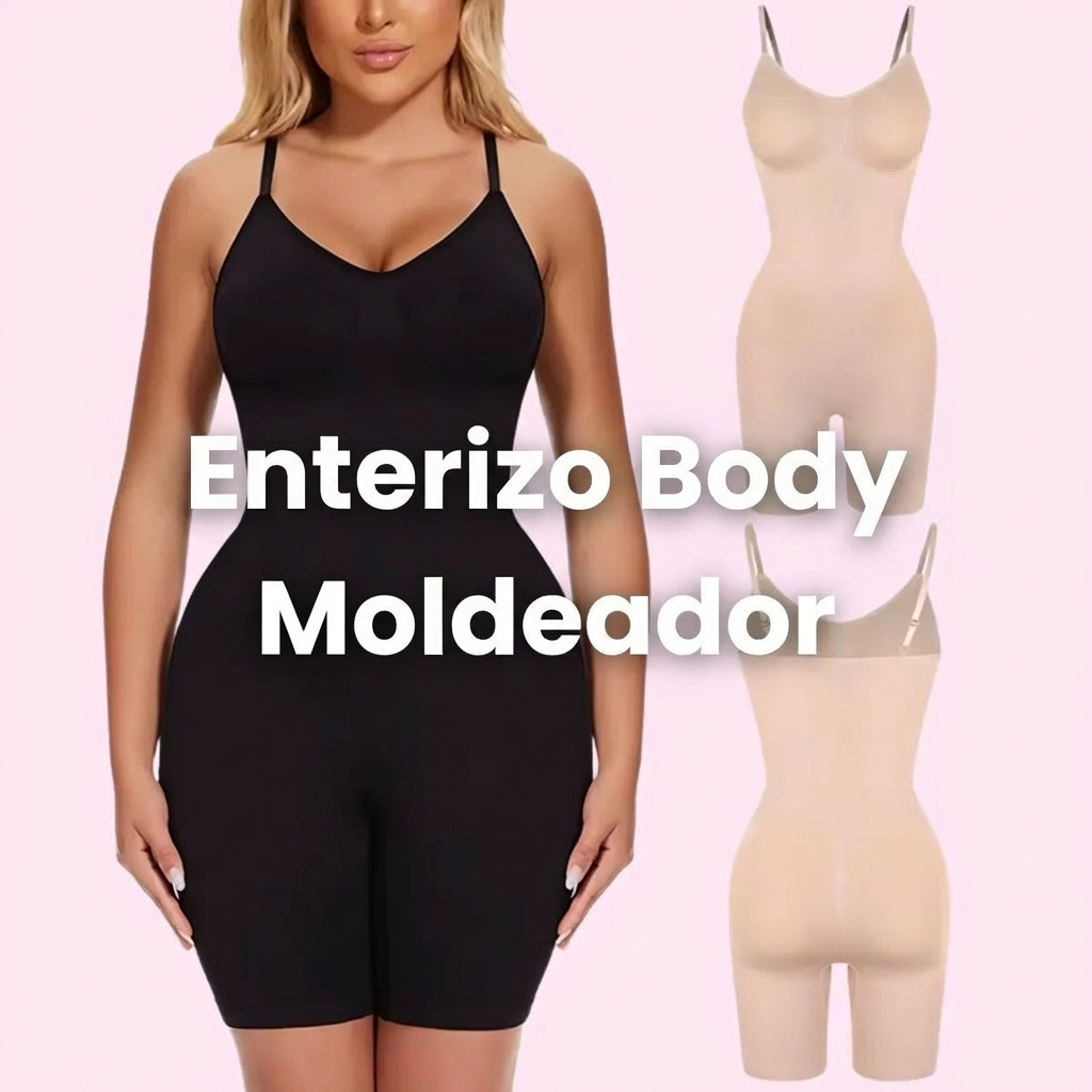 PROMOCJA 3x1 – Body modelujące Deep V z podtrzymaniem biustu i kontrolą brzucha