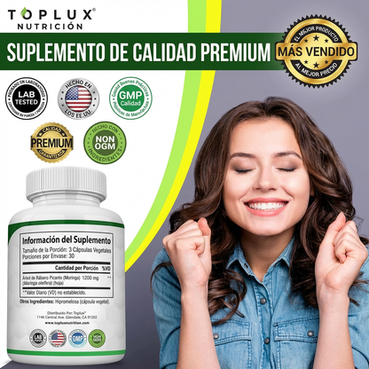 Moringa 1200 mg | Naturalna energia i wsparcie odporności