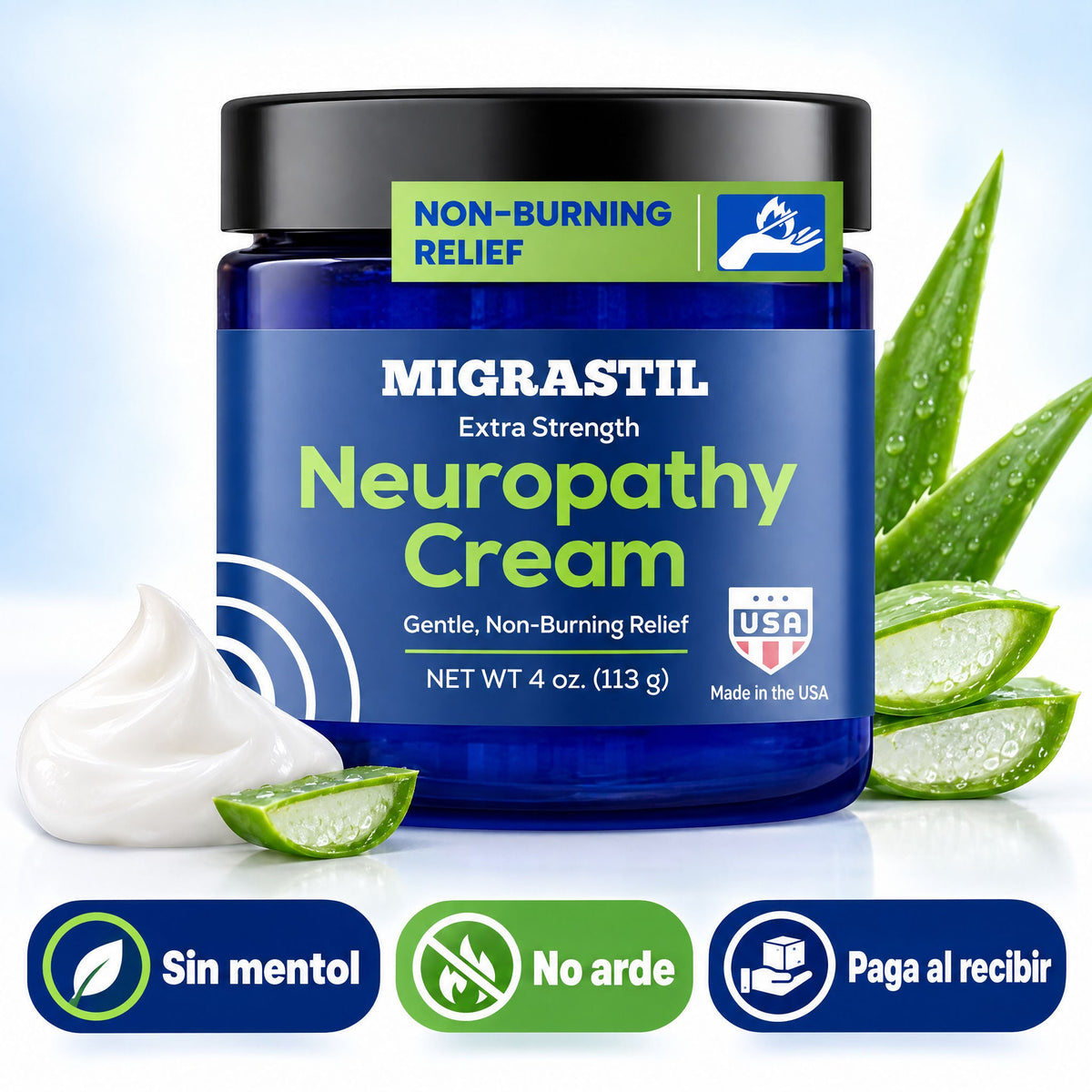 Migrastil® Krem na neuropatię | Bez mentolu, nie piecze